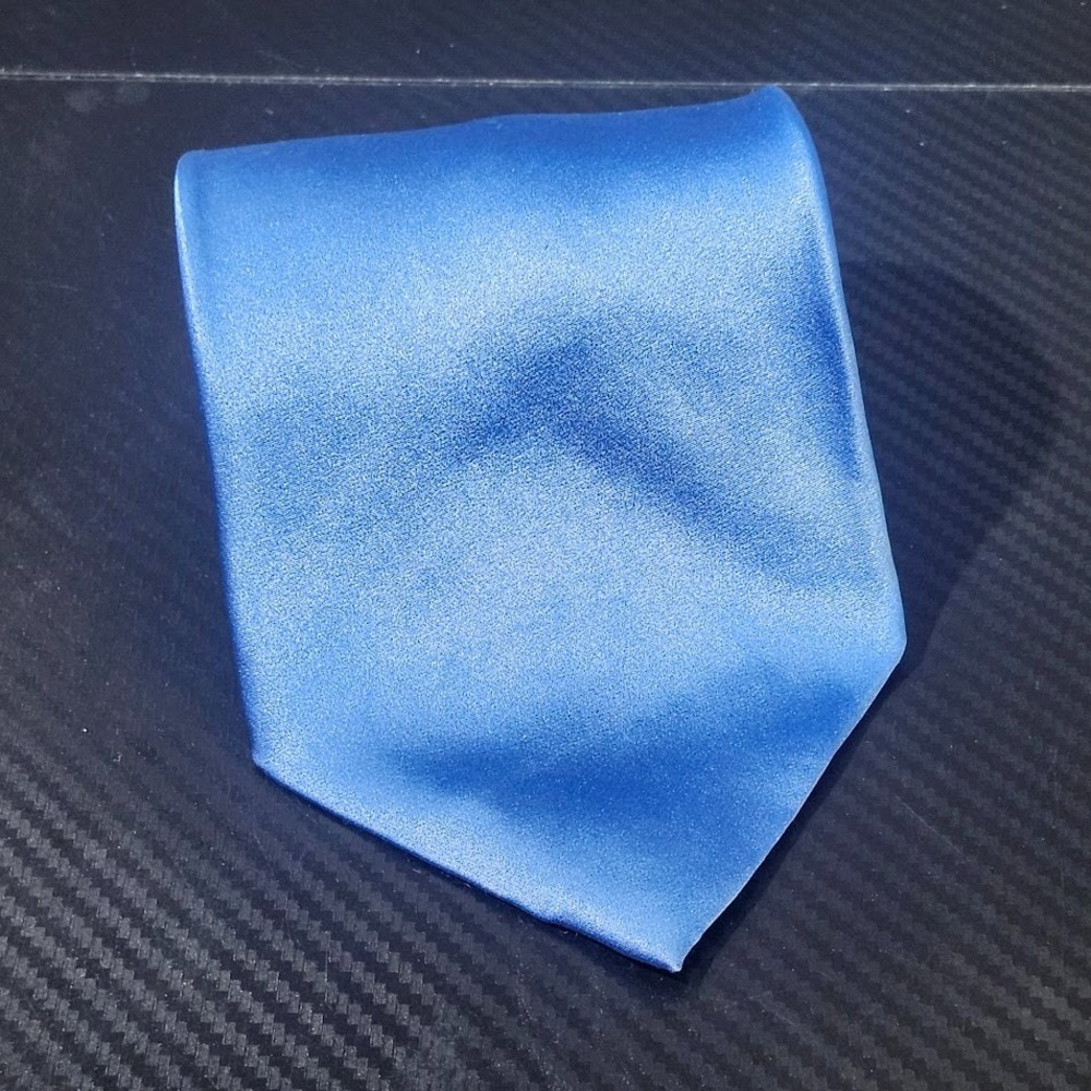Solid Blue Stylish Men's Neck Tie